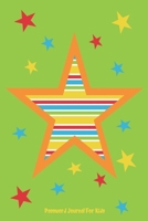 Password Journal for Kids: Internet Password Organizer Log Book/ This password keeper is separated into Categories- Simple Design,Large Format, Flexible Soft Glossy Cover. Green-Stripe Star 1698370385 Book Cover