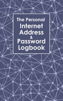 The Personal Internet Address & Password Logbook: Username and Password Keeper: Neural Node Connections 1671728130 Book Cover
