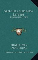 Speeches And New Letters 1172879613 Book Cover