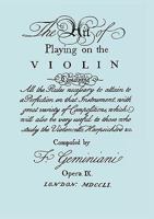 The Art of Playing on the Violin. [Facsimile of 1751 edition]. 190433198X Book Cover