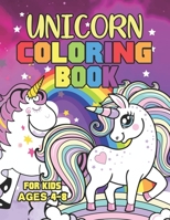 Unicorn Coloring Book for Kids Ages 4-8: Cute Adorable Unicorns Coloring Pages 169563621X Book Cover