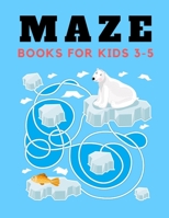 maze books for kids 3-5: maze book for kids 100 Unique Games 1670220117 Book Cover