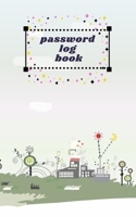 Password log book: Password log book.lovely cover design  with gray color.Cute cartoon pattern. Password log book keep track of: usernames,  passwords, web addresses in  one easy & organized location. 1708309993 Book Cover