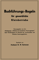 Buchfuhrungs-Regeln Fur Gewerbliche Kleinbetriebe 3663147193 Book Cover