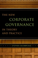 The New Corporate Governance in Theory and Practice B004HO6E4Q Book Cover