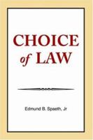 Choice of Law 1413458629 Book Cover