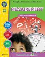 Measurement - Task & Drill Sheets Gr. 3-5 (Principles & Standards of Math) - Classroom Complete Press 1553195426 Book Cover