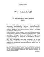 Wir um 2000 -  Band 2: Der äußere und der innere Mensch 3738601023 Book Cover