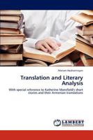 Translation and Literary Analysis 3659261467 Book Cover
