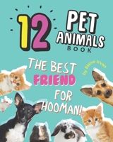 12 Pet Animals Book: The Best Friend for Hooman! B08HTM7WL1 Book Cover