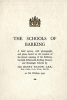 The Schools of Barking 1911391119 Book Cover