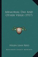 Memorial Day And Other Verse 0548575754 Book Cover