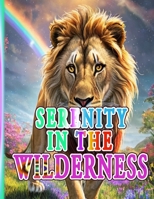 SERENITY IN THE WILDERNESS: A Lion and Big Cat Coloring Adventure B0C7JFHSN5 Book Cover