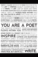 The Poetry Manifesto Poet's Journal | Poetic Inspiration For Poems & Writing — Blank Lined Notebook: Poetry Journal Prompts To Inspire Poetry & Cure Writer’s Block B084QLSK25 Book Cover