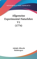 Allgemeine Experimental-Naturlehre V1 1104714388 Book Cover