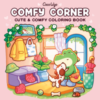 Comfy Corner: Coloring Book for Adults and Kids (Cozy Spaces Coloring) B0GFJQ6ZWG Book Cover
