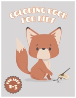 coloring book for kids ages 1-3,Fun with Animals and Everyday Objects B0CGTGTH5K Book Cover