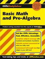 Basic Math and Pre-Algebra (Cliffs Study Solver) 0764537644 Book Cover