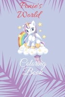 Ponie's World: Coloring Book B088N64H57 Book Cover