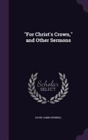For Christ's Crown 3337266657 Book Cover