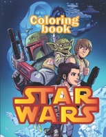 Star War Coloring Book: Highest Quality Illustrations To Colour B09FNVKK8X Book Cover