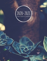 2020-2021 Two Year Planner: Wild Succulent Planner January 1, 2020 to December 31, 2021 Weekly & Monthly Planner + Calendar Views Small Plant 2 Year Calendar 24 Month Agenda Planner Gift For Succulent 1677434627 Book Cover