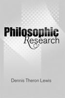 Philosophic Research 1441504583 Book Cover