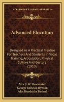 Advanced Elocution 1015346820 Book Cover