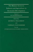 The Balance Between Industry and Agriculture in Economic Development: Sector Proportions v.2: Proceedings of the Eighth World Congress of the International ... Association, Delhi, India (IEA/Macmillan 0333467167 Book Cover