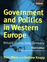 Government and Politics in Western Europe: Britain, France, Italy, Germany (Comparative European Politics) 0198782217 Book Cover