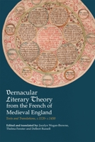Vernacular Literary Theory from the French of Medieval England: Texts and Translations, c.1120-c.1450 184384429X Book Cover