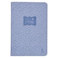 NLT New Testament with Psalms Keepsake Holy Bible for Baby Boys, New Living Translation, Blue 1639524703 Book Cover