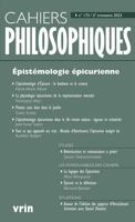 Epistemologie Epicurienne 2711660265 Book Cover