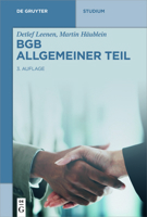 BGB Allgemeiner Teil 3110602865 Book Cover
