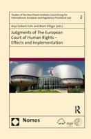 Judgments of the European Court of Human Rights - Effects and Implementation 0367599538 Book Cover