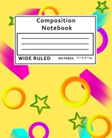 Composition Notebook Wide Ruled: 100 Pages 108912936X Book Cover