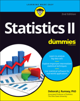 Statistics II for Dummies (For Dummies (Math & Science)) 0470466464 Book Cover