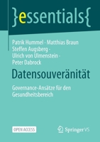 Datensouvernitt: Governance-Anstze Fr Den Gesundheitsbereich 3658337540 Book Cover