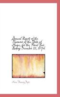 Annual Report of the Treasurer of the State of Maine for the Fiscal Year Ending December 31, 1896 0559709161 Book Cover