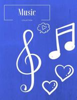 Music Collection: Blue Edition 1539624013 Book Cover