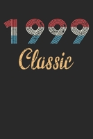 1999 Classic: Blank Lined Journal, Happy 20th Birthday Notebook, Diary, Logbook, Perfect Gift For 20 Year Old Boys And Girls 1696336872 Book Cover