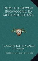 Prose Del Giovane Buonaccorso Da Montemagno (1874) 1167487427 Book Cover