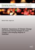 Students' Awareness of Climate Change and Awareness Raising Strategies for Junior Colleges in the Emerging Megacity of Hyderabad 3867418268 Book Cover