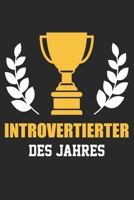 Introvertierter Des Jahres: Din A5 Heft Kariert (Karos) F�r Selbstvertrauen Selbstsicherheit Notizbuch Tagebuch Planer Introvertiert Introvertierter Zur�ckhaltend Notiz Buch Geschenk Sch�chtern Motiva 1679072234 Book Cover