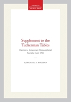 Supplement to the Tuckerman Tables (Memoirs of the American Philosophical Society) 0871691701 Book Cover