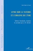 Livre sur la nature et l'origine de l'âme (Épistémologie Et Philosophie Des Sciences) (French Edition) 2296099483 Book Cover