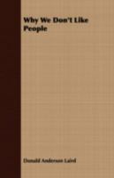 Why we don't like people 1409790509 Book Cover