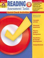 Reading Assessment Tasks, Grade K 1596731389 Book Cover