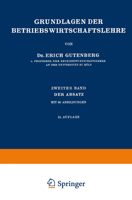 Grundlagen der Betriebswirtschaftslehre 3662387891 Book Cover