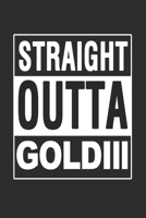 Straight Outta Gold 3 Notebook: Straight outta Gold 3 League Rank Moba Notebook or Journal (6x9 inches) cream paper with 120 pages 1700021249 Book Cover